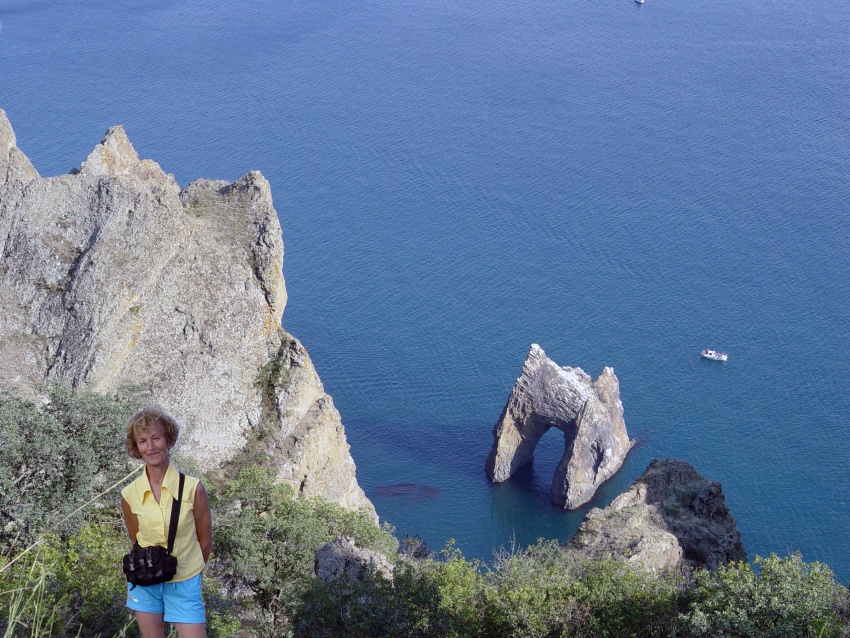 6 Крым Коктебель пеший поход по Карадагу 2012г.